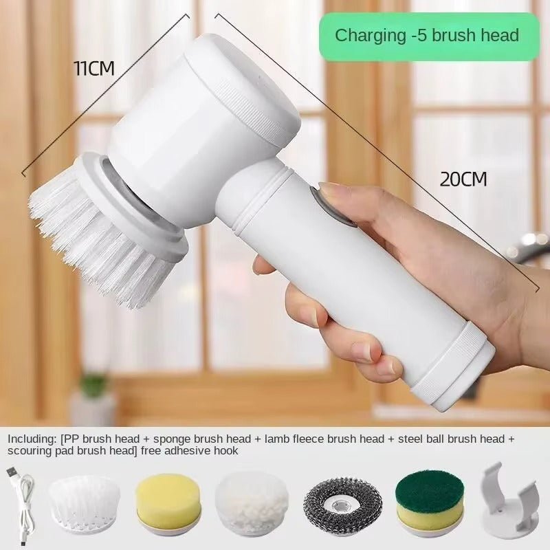 Cleaning Magic Electric Brush (5-in-1)                                   فرشاة التنظيف الكهربائية السحرية